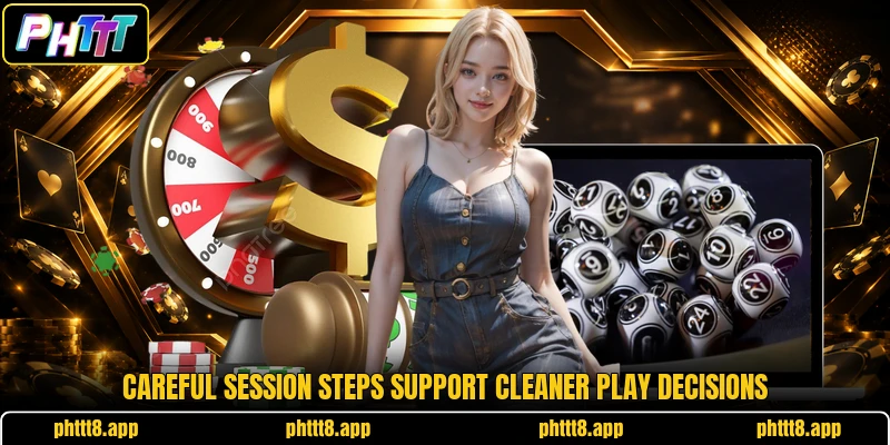 Careful session steps support cleaner play decisions Careful session steps support cleaner play decisions