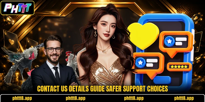 Contact us details guide safer support choices
