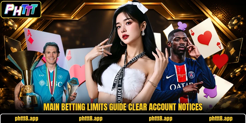 Main betting limits guide clear account notices