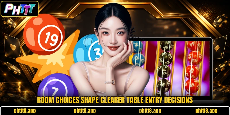 Room choices shape clearer table entry decisions Room choices shape clearer table entry decisions