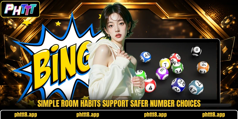 Simple room habits support safer number choices Simple room habits support safer number choices