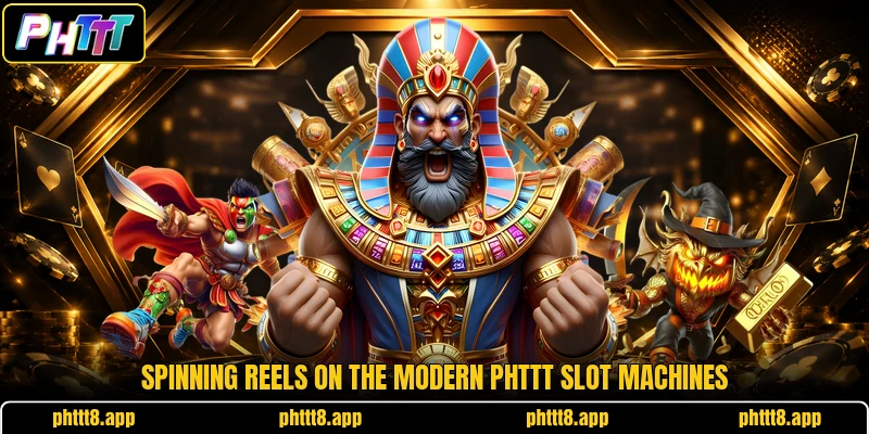 Spinning reels on the modern PHTTT slot machines